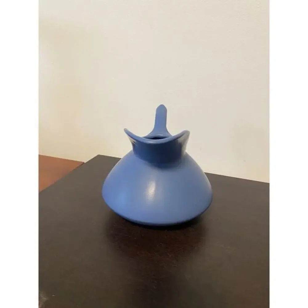 MCM Blue‎ Squat Pitcher 6” Elongated Mouth